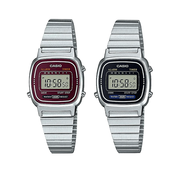 Pack Casio Vintage Plateado - Match Día de la Madre