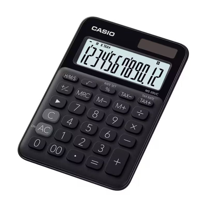 Calculadora De Escritorio Casio MS-20UC-BK