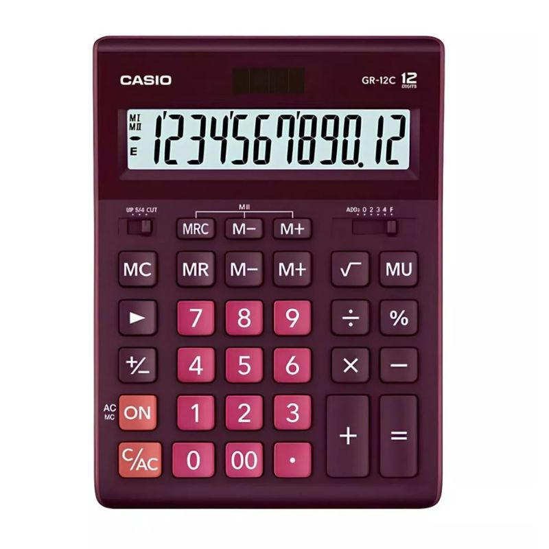 Calculadora De Escritorio Casio GR-12C-WR