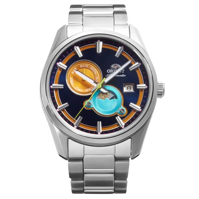 Reloj Automático Orient Hombre Stretto Sun & Moon RA-AK0316L