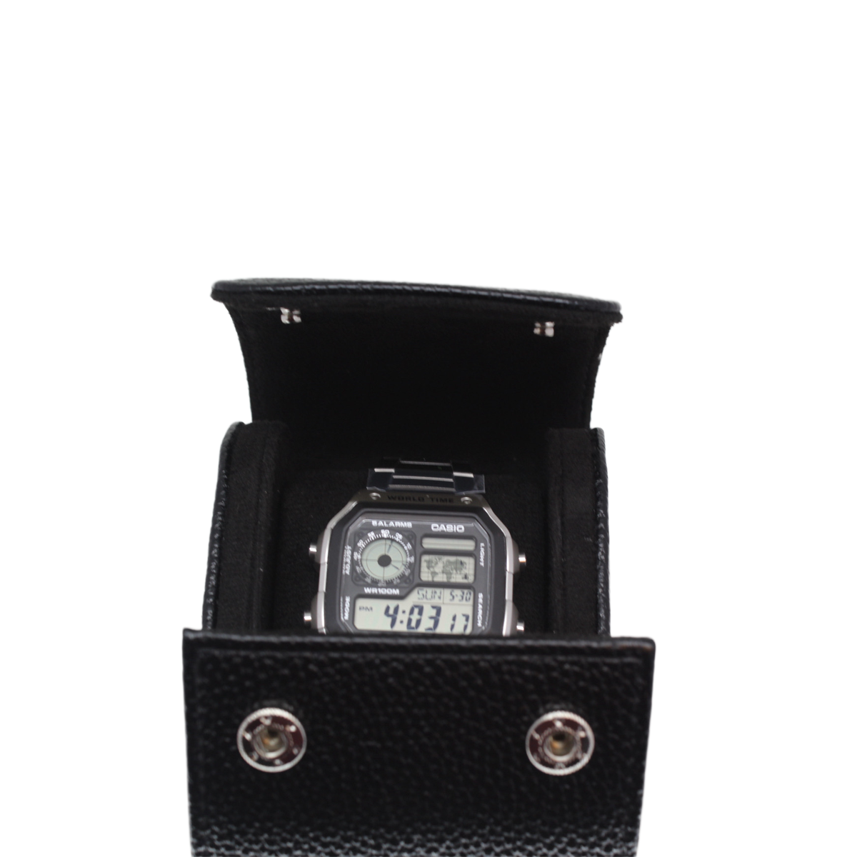 Estuche Viajero Negro para Reloj