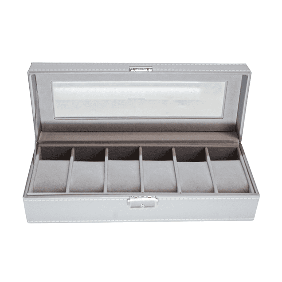 Organizador de 6 Relojes Gris