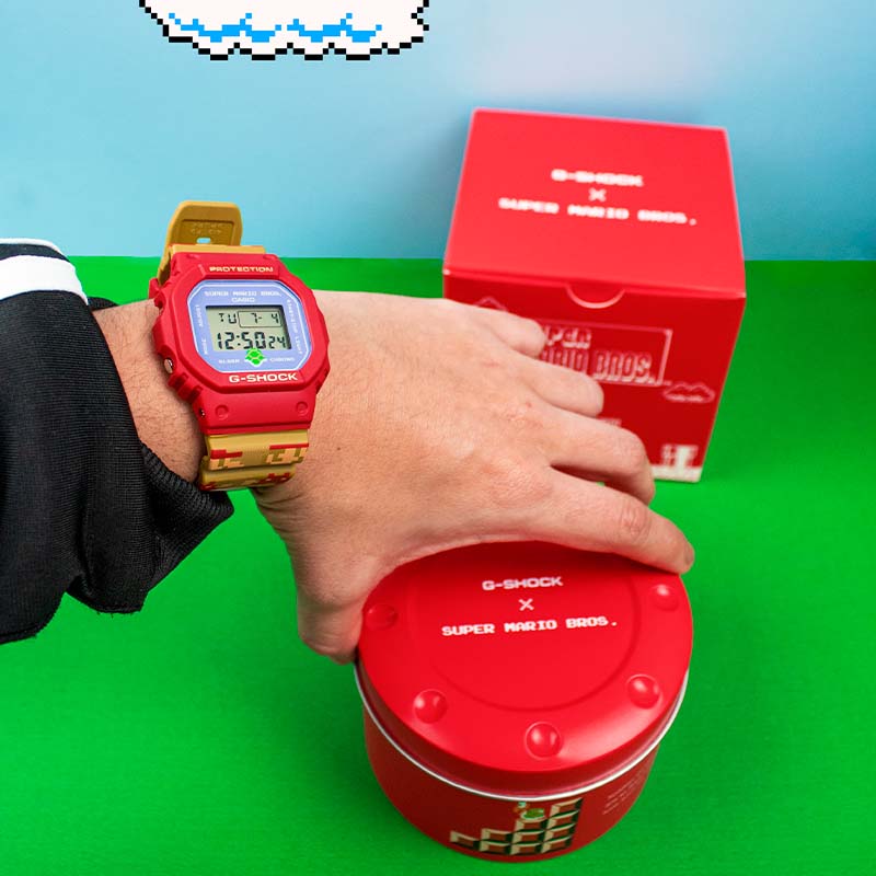 Reloj G-Shock Digital Unisex Super Mario Bros DW-5600SMB-4