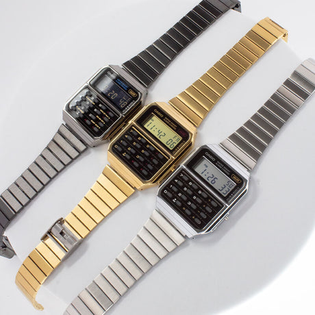 Reloj Casio Calculadora Unisex CA-500WEGG-1B