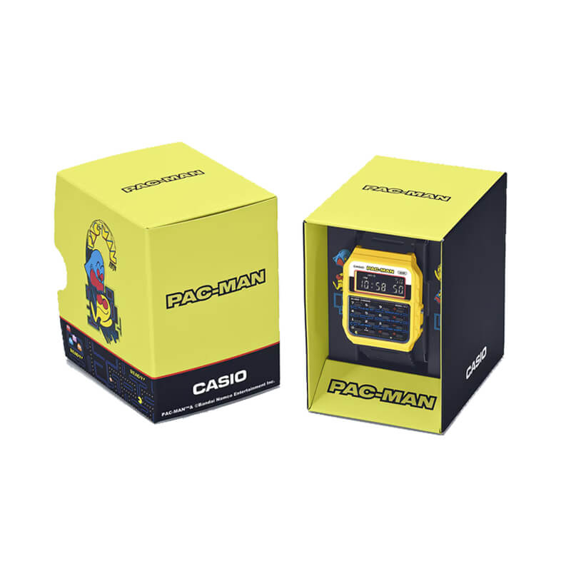 Reloj Casio Calculadora Unisex CA-53WPC-1B Pac-Man