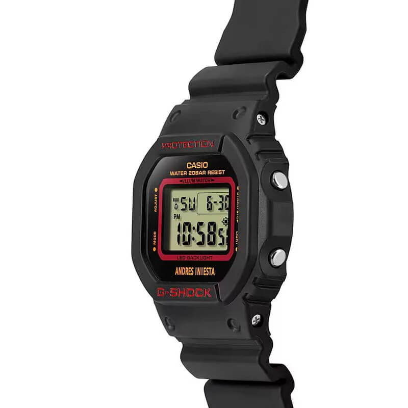 Reloj Digital G-Shock Hombre DW-5600AI-1D - Andrés Iniesta