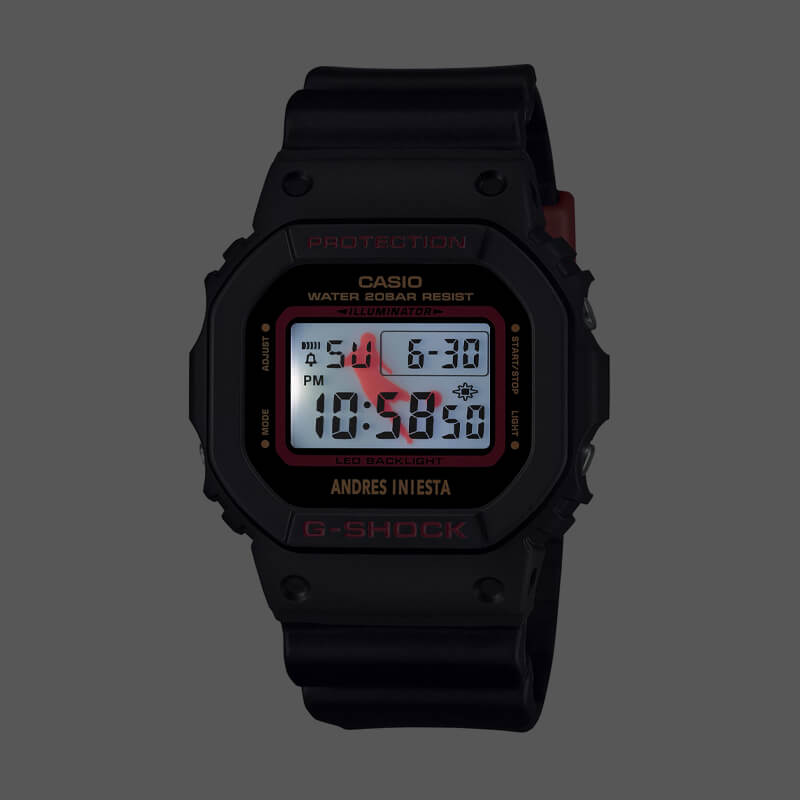 Reloj Digital G-Shock Hombre DW-5600AI-1D - Andrés Iniesta