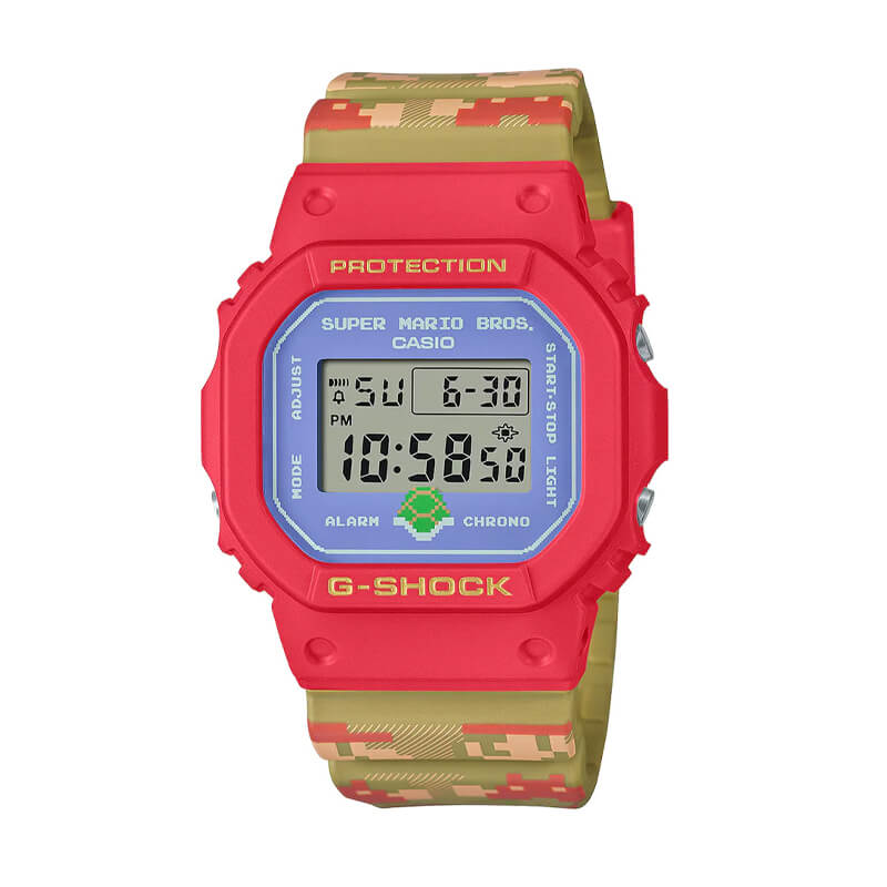 Reloj G-Shock Digital Unisex Super Mario Bros DW-5600SMB-4