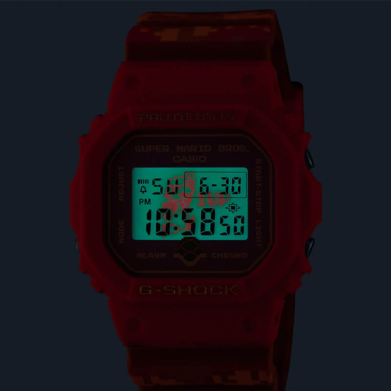 Reloj G-Shock Digital Unisex Super Mario Bros DW-5600SMB-4