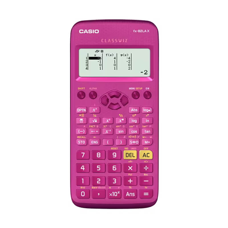 Calculadora Científica Casio FX-82LAX-PK-W-D