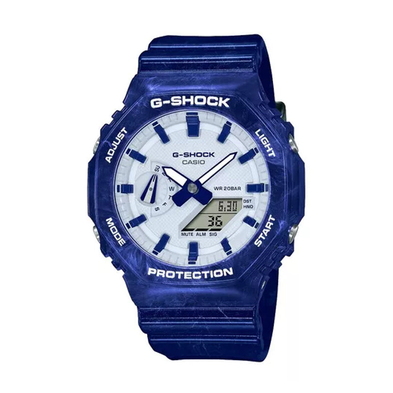 Reloj Digital-Análogo G-Shock Hombre GA-2100-BWP-2ADR Royal Oak