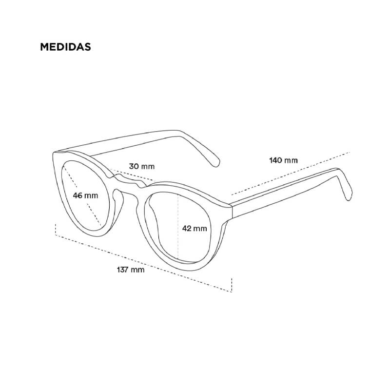 Lentes Inztinto Akira Black Matte Unisex