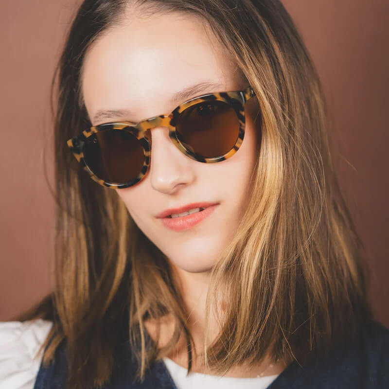 Lentes Inztinto Akira Cheetah Brown Unisex