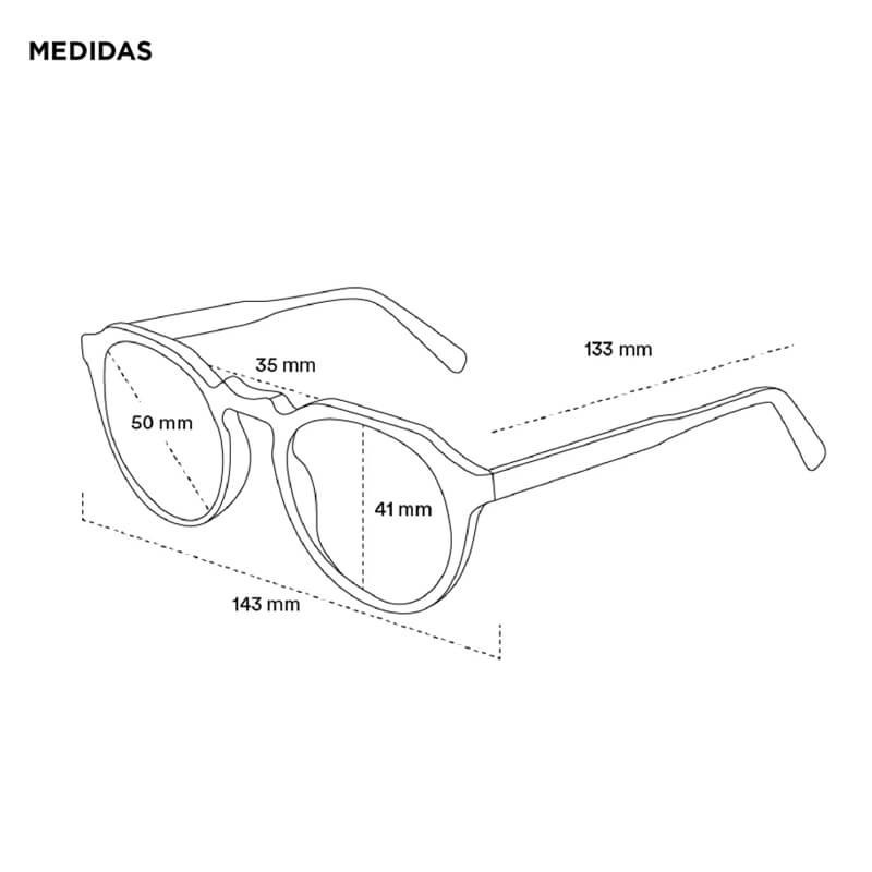 Lentes Inztinto Wes Black Unisex