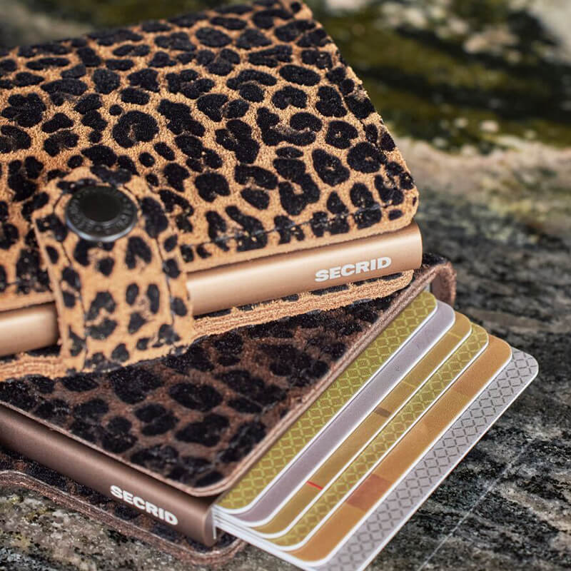 Billetera Miniwallet Secrid Leo Beige