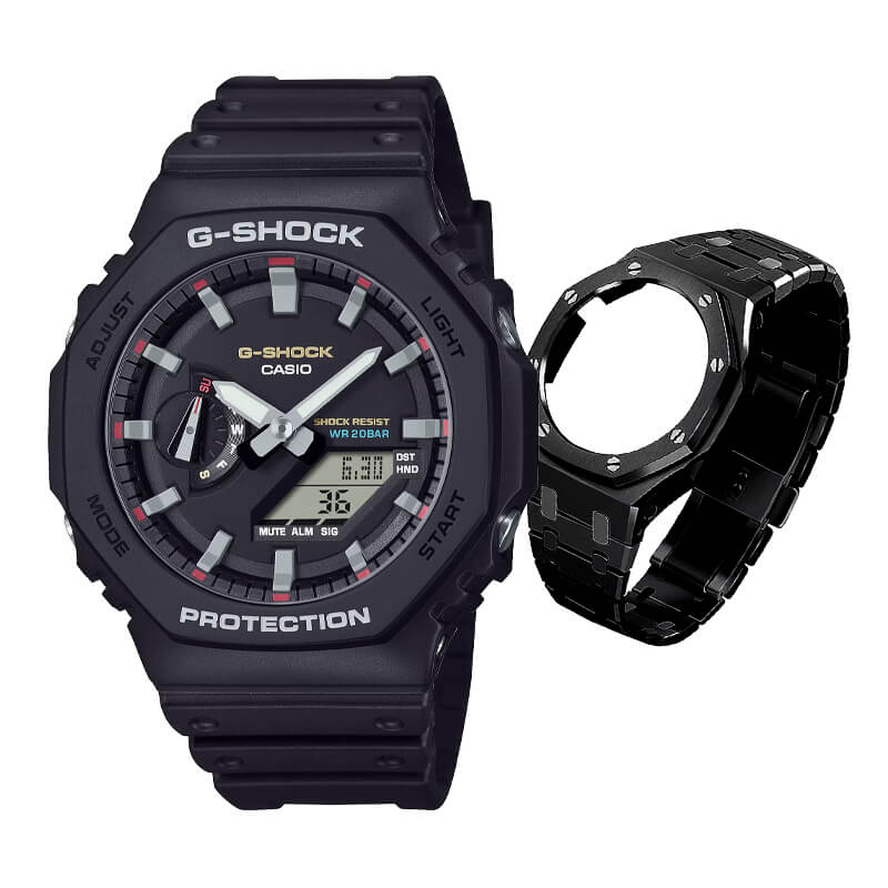 Pack G-Shock GA-2100RL-1ADR + Armazón de Acero
