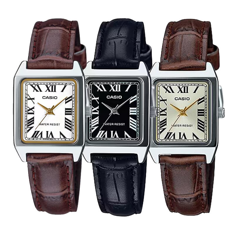 Pack Relojes Casio LTP-V007L – Estilo Clásico en Cuero