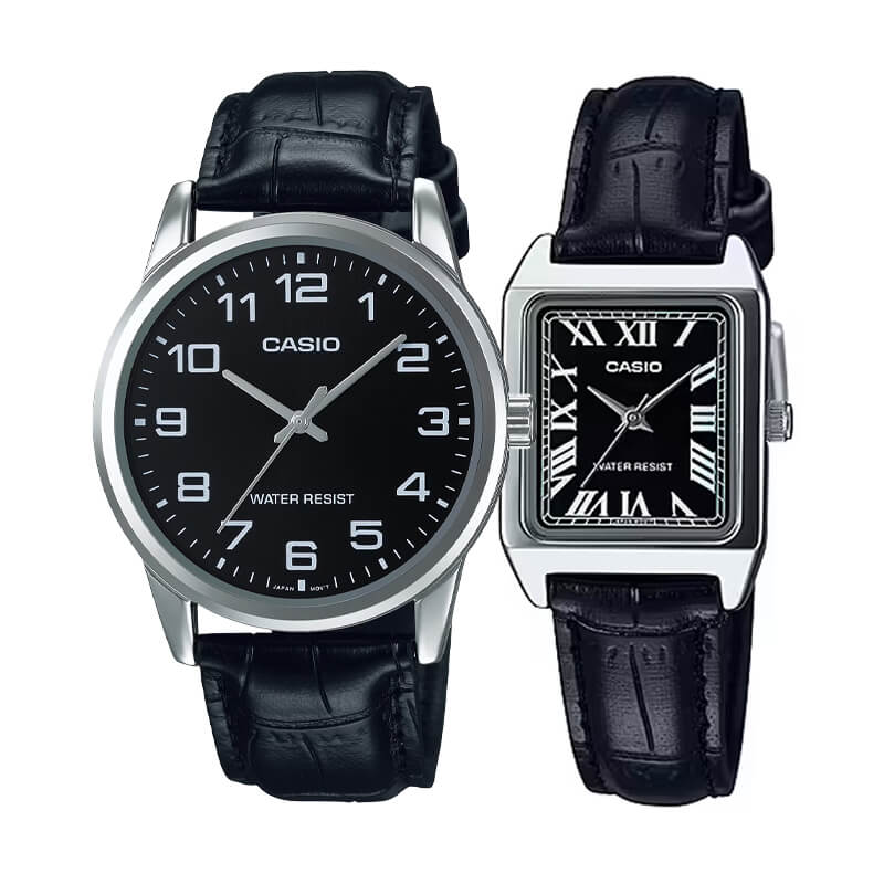 Pack Casio Enamorados – Match Cuero Negro