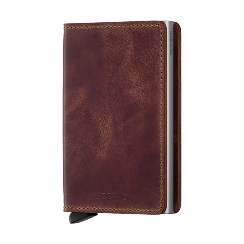 Billetera Slimwallet Secrid Vintage Brown