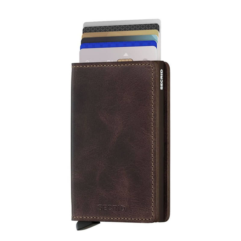 Billetera Slimwallet Secrid Vintage Chocolate