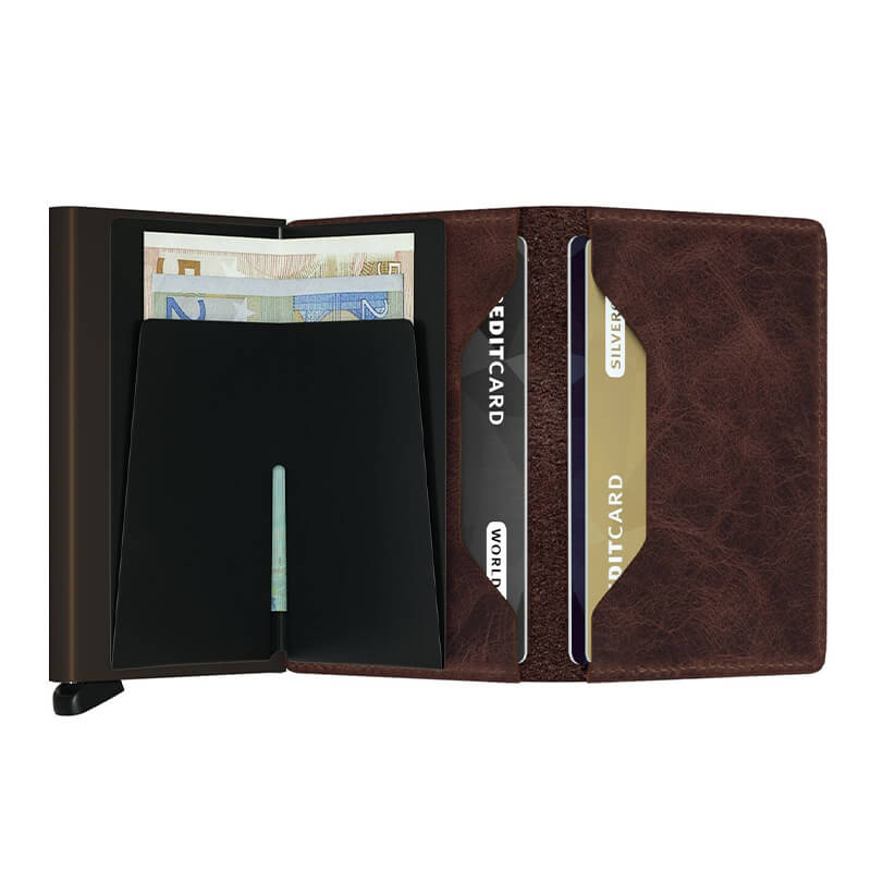 Billetera Slimwallet Secrid Vintage Chocolate
