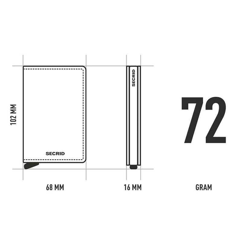 Billetera Slimwallet Secrid Matte Black