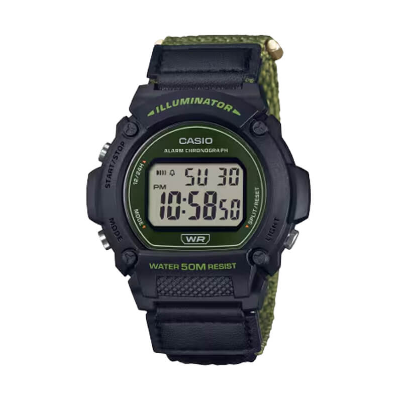 Reloj Digital Casio Hombre W-219HB-3A