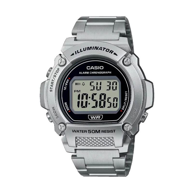 Reloj Digital Casio Hombre W-219HD-1A