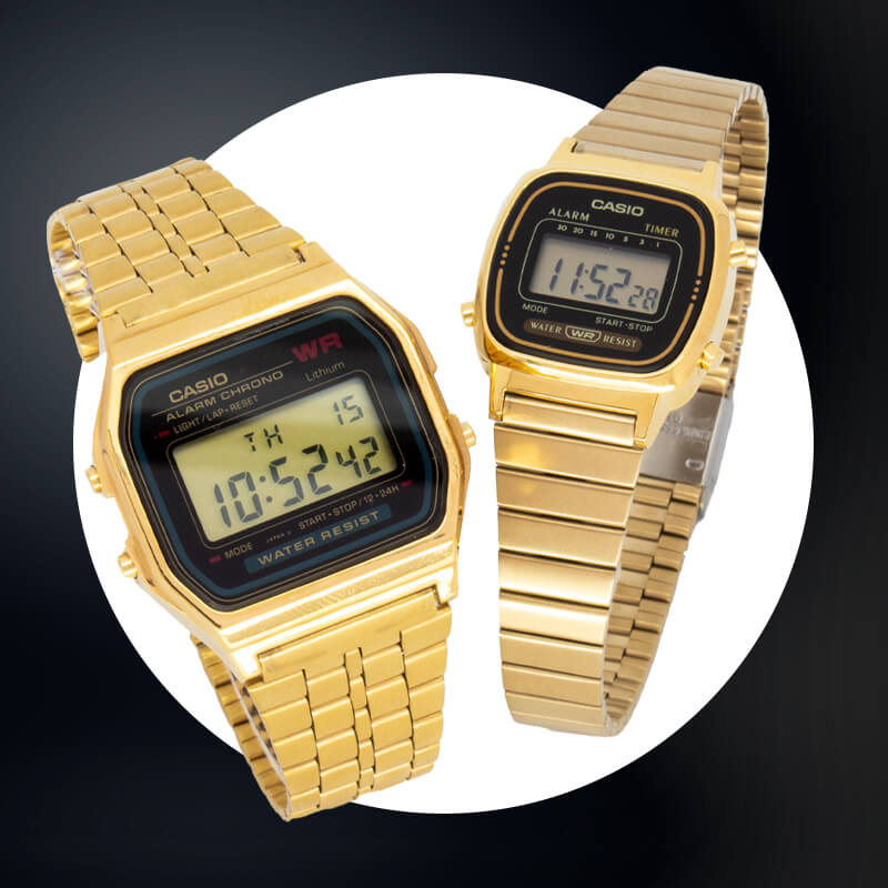 Pack Pareja Vintage Dorado