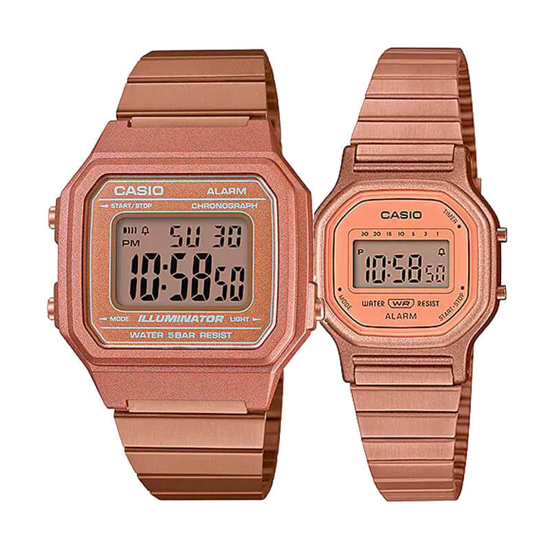 Pack Casio LA-11WR & B-650WC – El Match Perfecto en Tono Cobre