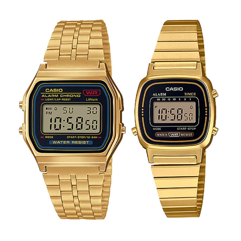 Pack Pareja Vintage Dorado