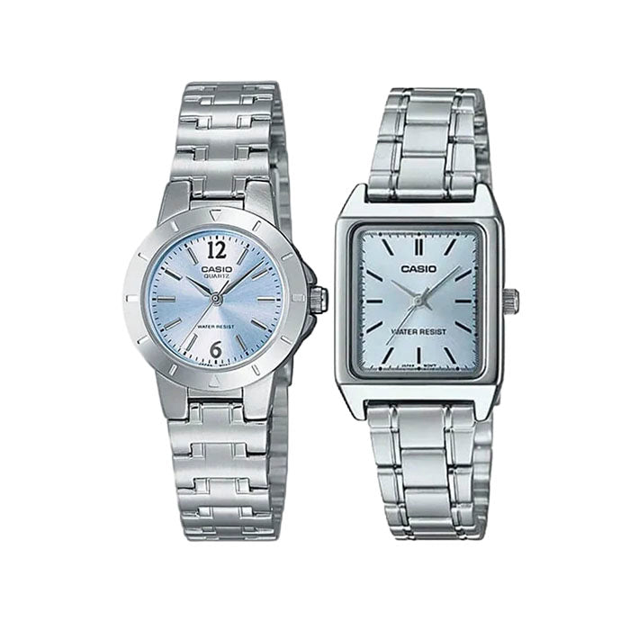 Pack Casio Acero - Match Celeste Día de la Madre