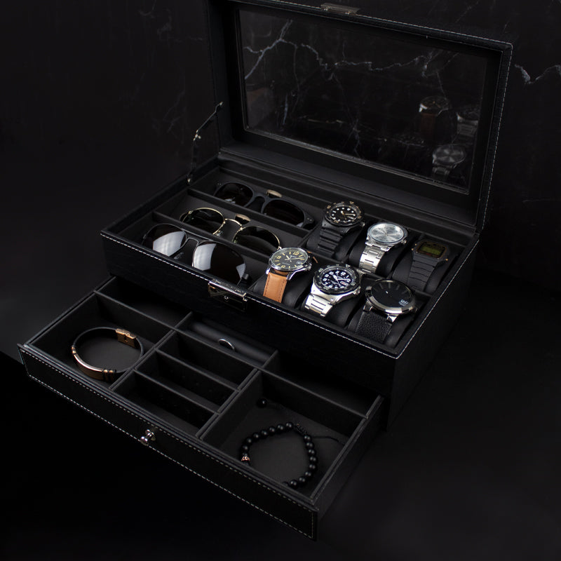 Organizador de 6 Relojes, Joyas y Lentes 13322