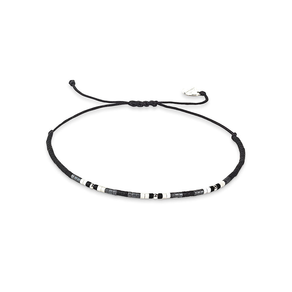 Pulsera Yanay con Mostacillas de Plata