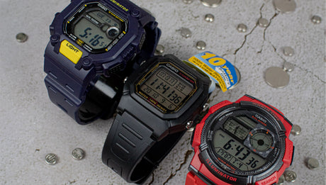 Relojes Casio con batería de 10 años de duración