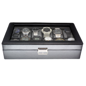 Organizador de 12 Relojes Negro