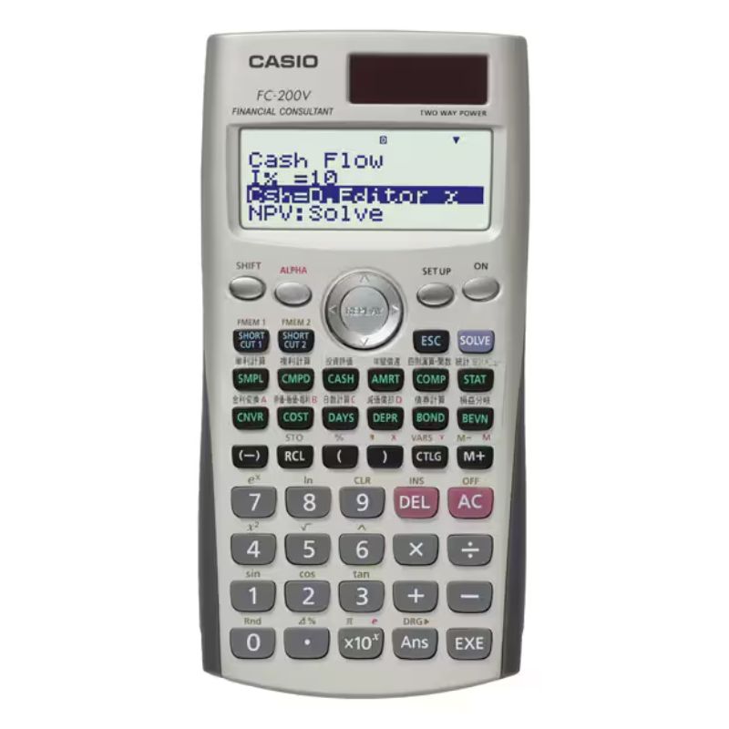 Calculadora Financiera Casio FC-200V