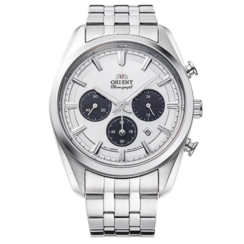 Reloj Análogo Orient Stretto Solar Chronograph Hombre RA-TX0305S