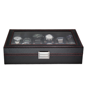 Organizador de 12 Relojes Negro