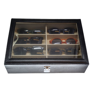 Organizador Negro de 8 Lentes