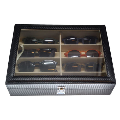 Organizador Negro de 8 Lentes