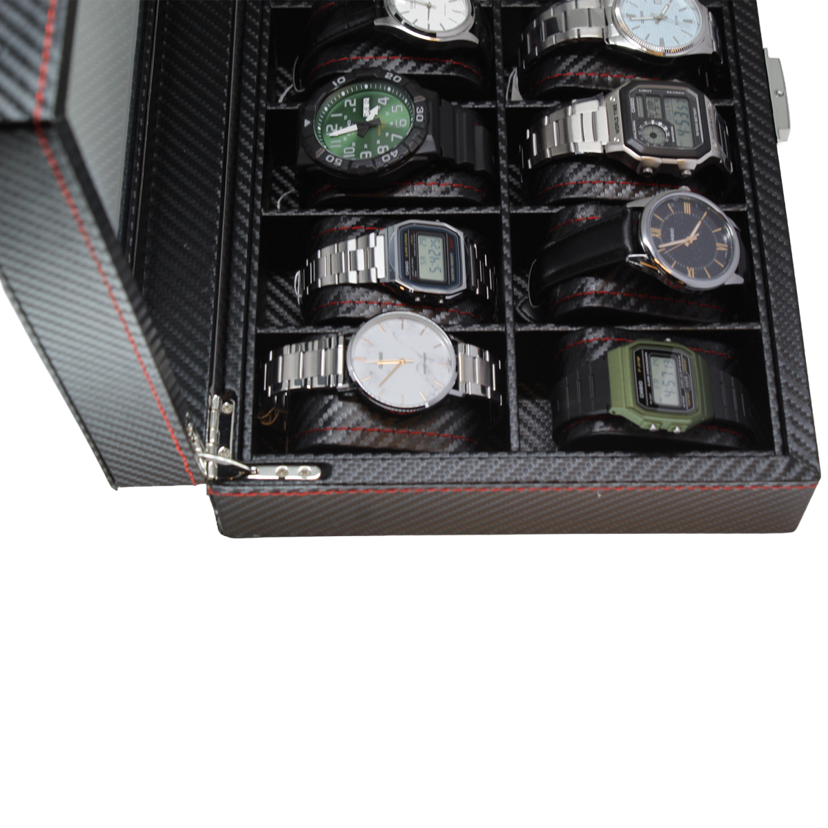 Organizador de 12 Relojes Negro