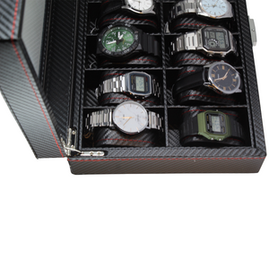 Organizador de 12 Relojes Negro
