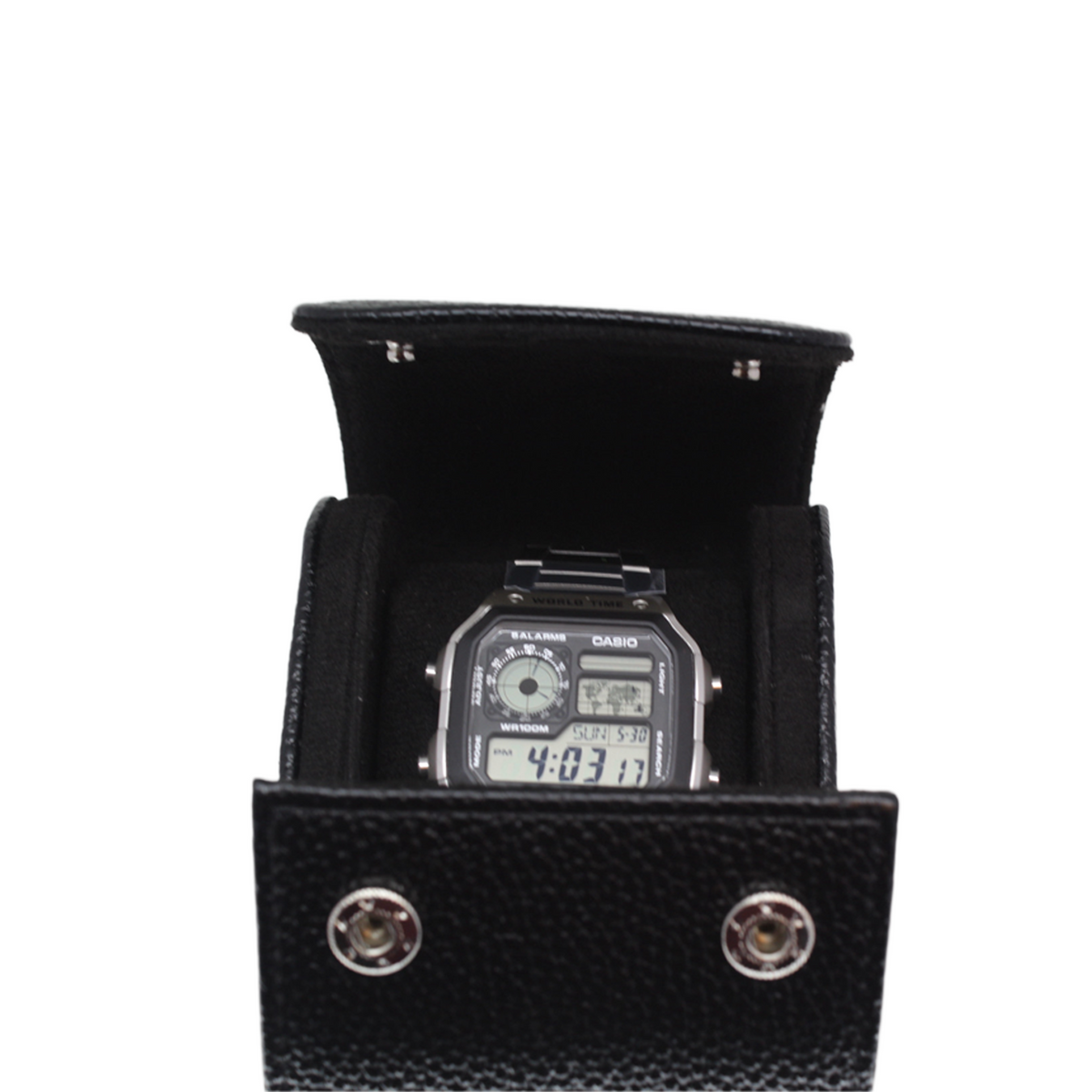 Estuche Viajero Negro para Reloj