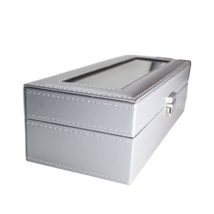 Organizador de 6 Relojes Gris