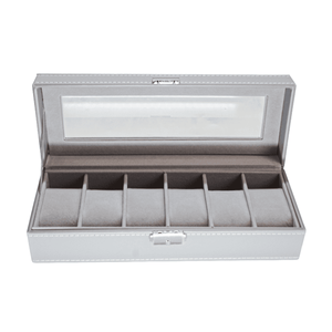 Organizador de 6 Relojes Gris