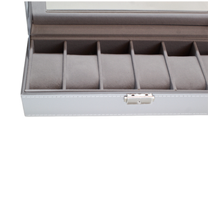 Organizador de 6 Relojes Gris