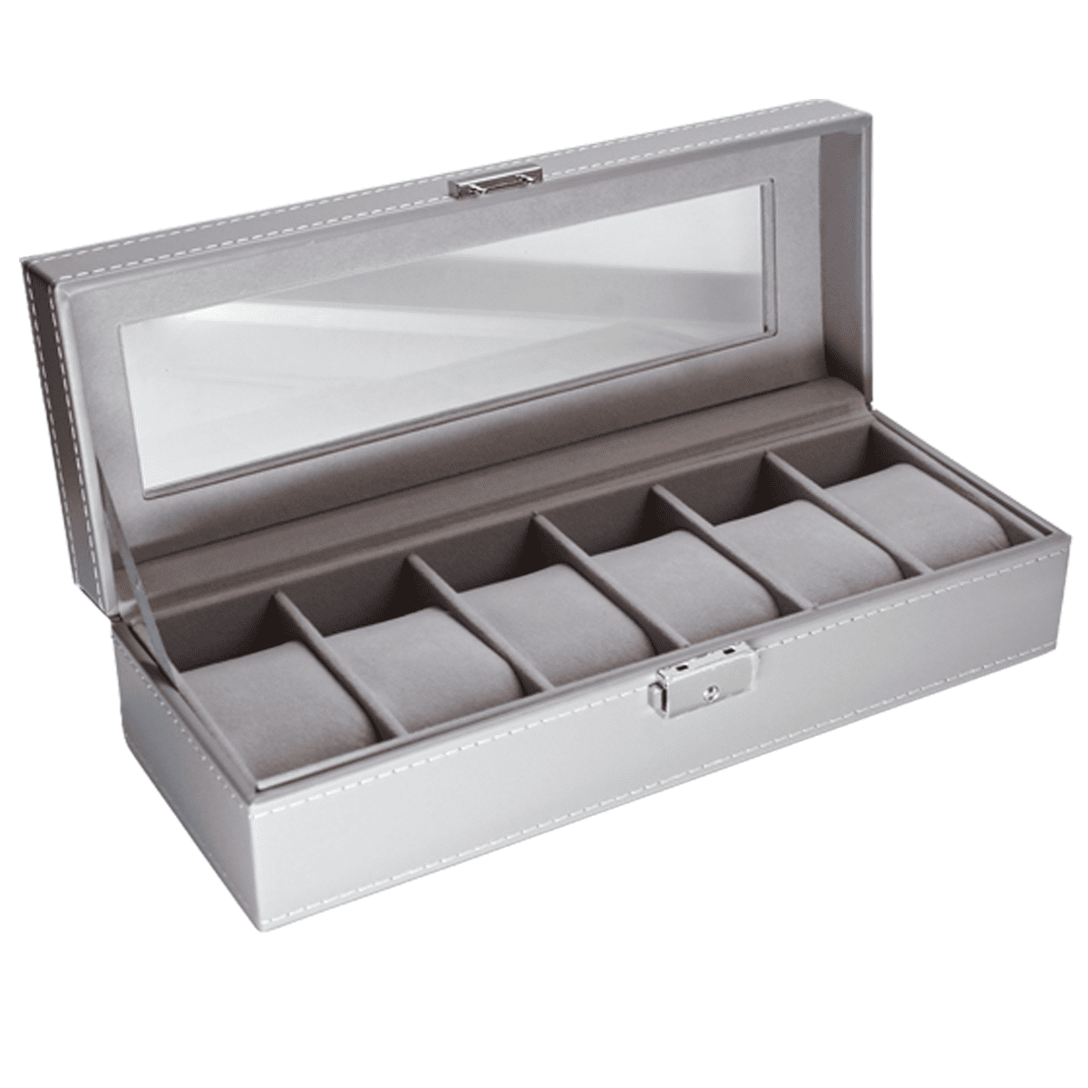 Organizador de 6 Relojes Gris