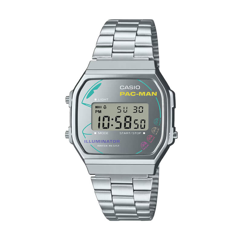 Reloj Digital Casio Unisex A168WEPC-7A Pac-Man – La Relojería.cl