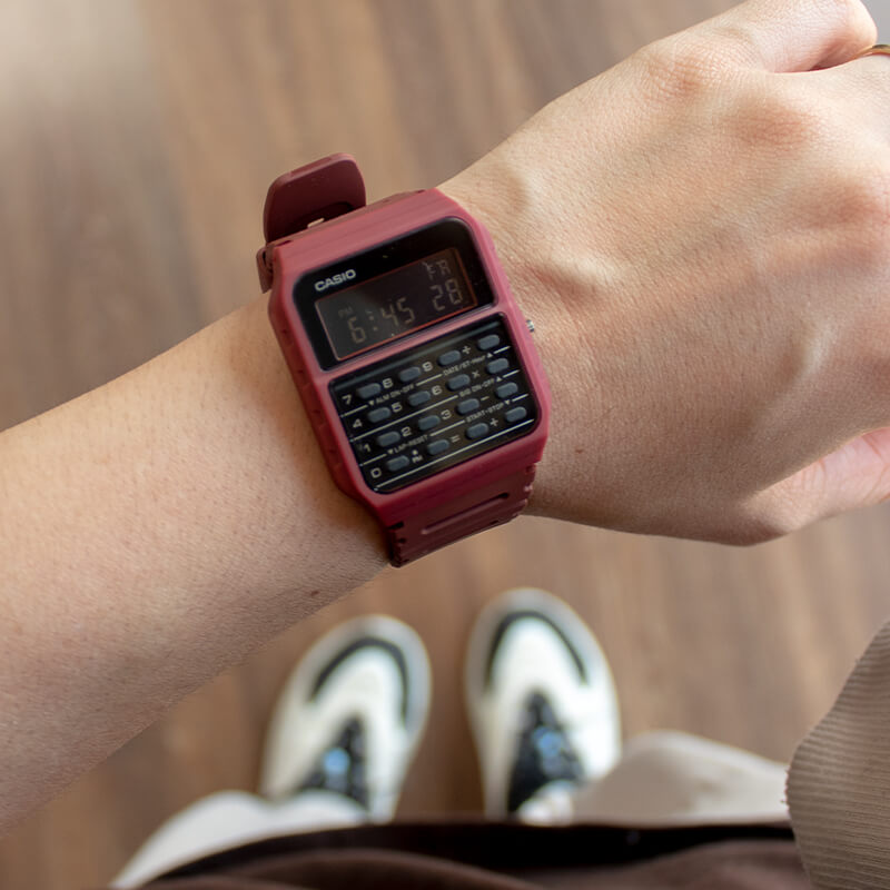 Reloj Casio Calculadora Hombre CA-53WF-4B – La Relojería.cl